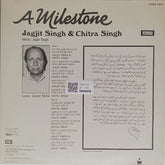 Jagjit Singh, Chitra Singh - A Milestone (Vinyl)